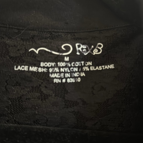 RXB Black Unique Victorian Jacket w/ Mesh Ruffles - Picture 9 of 9